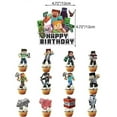 thumbnail image 3 of Minecraft Themed Kids Birthday Party Supplies Kit Balloons Banner Cupcake Cake Toppers Decor Set, 3 of 5