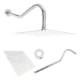 thumbnail image 3 of Regadera cuadrada Bauen KIT 20CM con brazo curvo de 40CM ACABADO cromo, 3 of 5