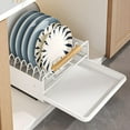 thumbnail image 4 of Metal Kitchen Pull-Out Drawer, Dish Drainer with Removable Tray, Kitchen Cupboard Storage Drawer Organizer Holder, Cupboard Organizers with Handle Kitchen Shelf, 4 of 8