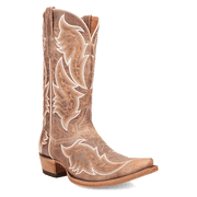 Dan Post Boots Mens Racer Embroidered Snip Toe Cowboy Mid Calf Boots