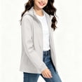 thumbnail image 4 of Cethrio Boys Zip up Jackets, Waterproof Long Sleeve 2 Piece Casual Kids Windbreaker White Size 9-10T, 4 of 4