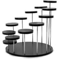 thumbnail image 5 of 12-Tier Acrylic Cake Dessert Jewelry Display Stand, Layered Design With Stainless Steel Frame, Suitable For Displaying Small Items Like Cakes Desserts Fruits Snacks Hotel, 5 of 5