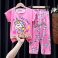 thumbnail image 1 of 16 (120-130 cm) whiteChildren's Cotton Princess Anna Elsa Pijamas Conjunto de ropa de dibujos animados para niños Pijamas de manga de bebé Ropa para el hogar Pijamas para niños_l esquí esquí Gafas de esquí, 1 of 3