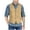 Brown, variant on Mens Vintage Suit Sleeveless Vest V Neck Casual Suit Vest Jacket Wedding Groomsmen formal Vest Brown XXL