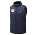 thumbnail image 4 of Penkiiy Heated Vest,Heating Vest Rechargeable,Warming Heated Jacket with 3 Heating Levels Unisex Battery Not Included Heated Vest Blue, 4 of 6