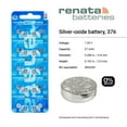 thumbnail image 3 of Renata 376 SR626W 1.55V Silver Oxide Watch Battery, 3 of 14