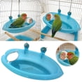 thumbnail image 2 of Hanging Bird Bath Pool for Parrots Cage Enrichment Activity Play Interactive Pet Toy, 2 of 6