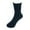Navy, variant on Jefferies Socks Little Girls' Seamless Turn Cuff Socks (Pack of 6), White, Large