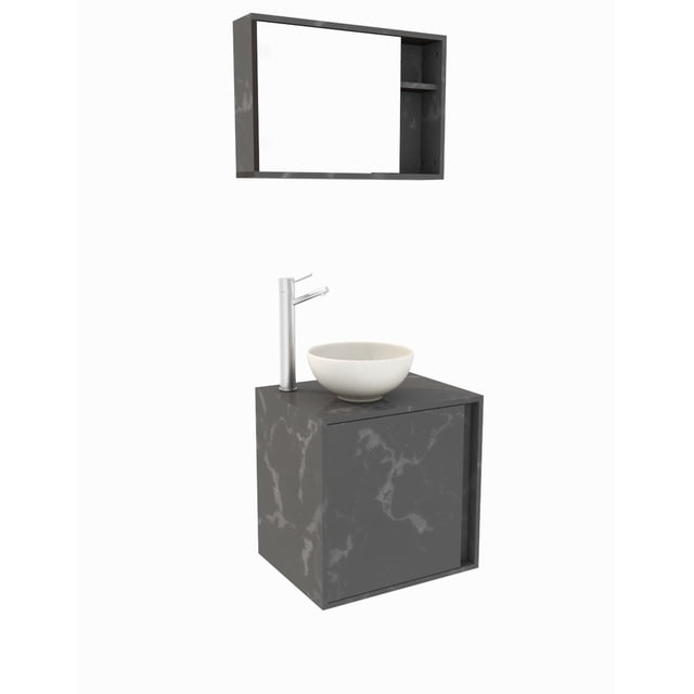 Combo Gabinete Para Baño TORONTO Y Botiquín Con Espejo