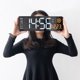 thumbnail image 5 of 16 Digital Wall Clock with Temperature Date Day Display Stylish Design, 5 of 11