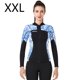 thumbnail image 2 of Vela de buceo 3mm Tops de traje de neopreno Premium neopreno Tits UV Protección de UV Buceo de buceo Scuba de canoa para aeróbicos de agua Snorkeling Blue XXL seitruly OD003290-10, 2 of 7