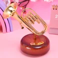 thumbnail image 3 of Music Box Classical Trumpet French Statue Vintage Hand-cranked Music Box Ornamen, 3 of 5