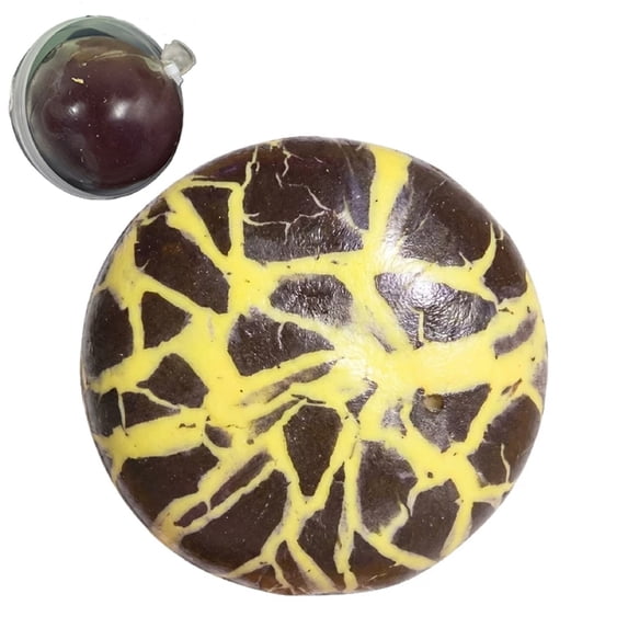 Wax Cracking Squishy Squeeze Toy, Crispy Crackling Gel Wax Stress Ball, Slow Rebound Desk Accessory for Work Relaxation Classroom Sensory Therapy Toy
