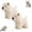 2white-style2, variant on Chenille Dog Towel Soft Absorbent Chenille Towel Balls Microfiber Cute Hand Towels for Bathroom by Sky Grace