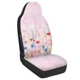thumbnail image 2 of Psesaysky Watercolor Wildflower Front Seat Covers for Automobile, Easy to Install Waterproof Polyester Fabric Automotive Seat Protectors, Set of 2 for Suvs and Trucks, 2 of 6