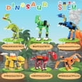 thumbnail image 2 of EXERCISE N PLAY Dinosaurs Building Blocks Creative DIY Toy for Ages 6-12 (539 Pieces), 2 of 8
