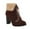 Brown, variant on PEASKJP Women's Chelsea Boots Classic Ankle Booties Ladies Chelsea Boots, Brown 40