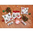 thumbnail image 4 of Five Dogs Wearing Holiday Christmas Sweaters Indoor & Outdoor Accent Throw Pillow, 18" x 18", 4 of 5