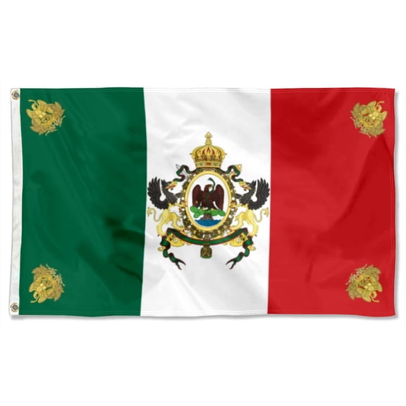 Mexico Flag Mexican Empire 1864-B Polyester 3x5 FT banner