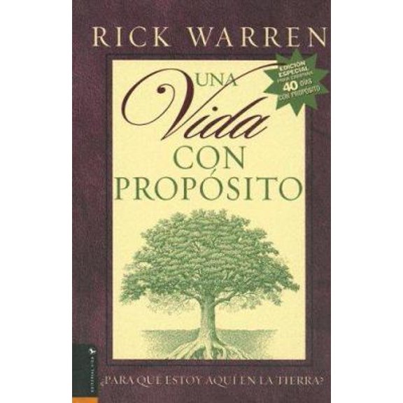Pre-Owned Una Vida Con Proposito: Para Que Estoy Aqui en la Tierra? (Spanish Edition) (Hardcover) 0829742573 9780829742572