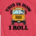 thumbnail image 3 of Peanuts - This Is How I Roll - Toddler And Youth Short Sleeve Graphic T-Shirt, 3 of 6