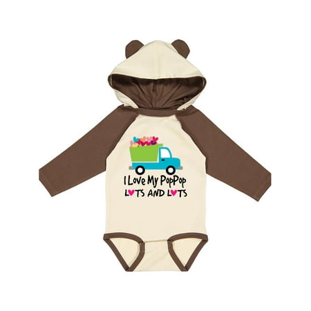 

Inktastic I Love My PopPop Gift Baby Boy Long Sleeve Bodysuit