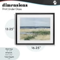 thumbnail image 4 of Stupell Industries Tropical Beach Marsh Sandpipers Black Framed Print Under Glass, 16 x 13, by Sally Swatland, 4 of 8