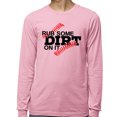 thumbnail image 2 of Rub Some Dirt on it Baseball Long Sleeve Shirt Unisex X-Large Pink, 2 of 5