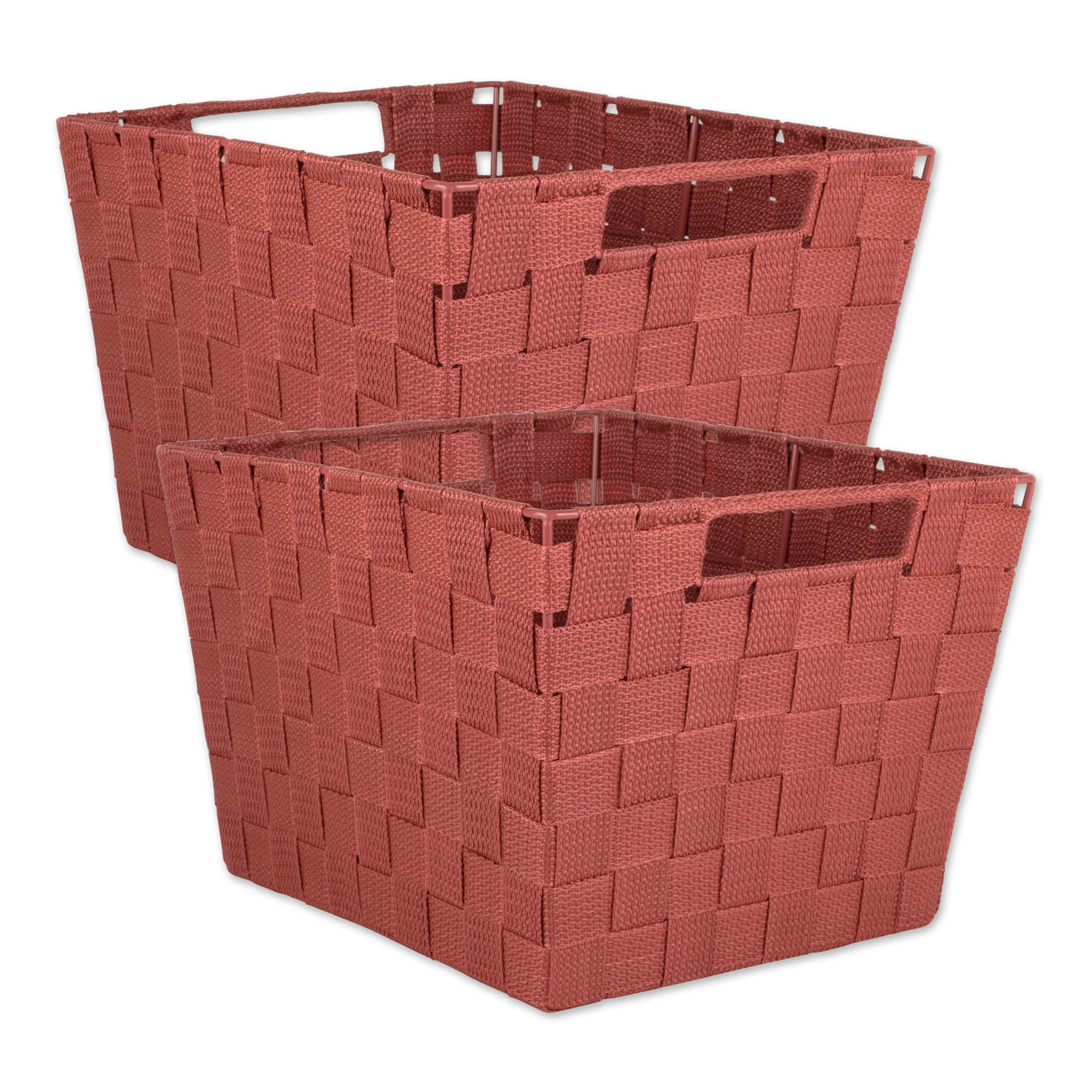Details about   Decorative Basket Fabric Storage Bin Home Organizer with Rope Handles Toy Box 