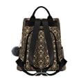 thumbnail image 2 of FORMRS Women's Travel Backpack Purse Anti-Theft Hidden Pockets Casual Shoulder Bag, Black Floral Pattern, 2 of 7