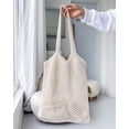 thumbnail image 5 of Mesh Beach Tote Bag Shoulder Bag Handbags Knitting Hollow Summer Bag Hobo Bag Aesthetic for Women, 5 of 9