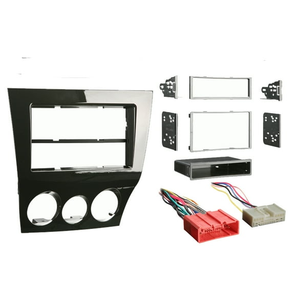Mazda RX-8 2009-2011 Single or Double DIN Stereo Harness Radio Install Dash Kit