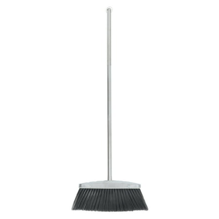 BESTYASH Stainless Steel Indoor Outdoor Broom with Durable Bristles and Strain Reducing Handle