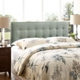 thumbnail image 4 of Modway Emily Tufted Button Linen Fabric Upholstered King Headboard in gray, 4 of 4