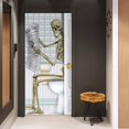 thumbnail image 2 of 1 pegatina de puerta aterradora para decoraciones de Halloween., 2 of 3