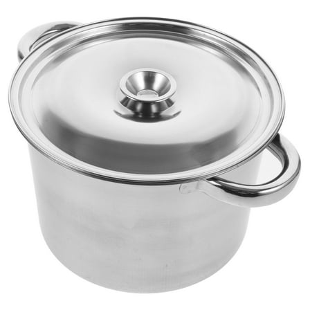 LOLIPPYY Large Stainless Steel Stock Pot 1 Set for Outdoor Cooking and Barbecue Use