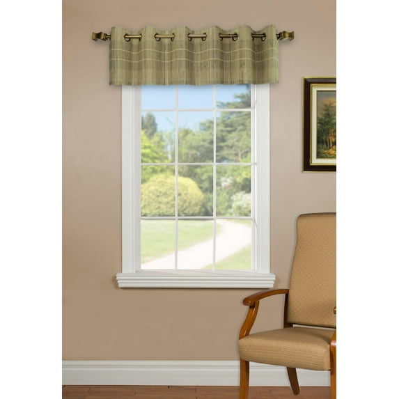 Versailles' Bamboo Wood Valance With Grommets (72in x 12in)
