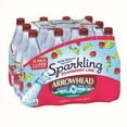 Arrowhead Sparkling Mountain Spring Water, Raspberry Lime, 33.8 Fl Oz, 12 Count