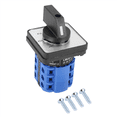 thumbnail image 4 of 3X 3 Positions On-Off-on Changeover Control Cam Switch 20A,3 x Changeover Cam Switch,Black & Blue, 4 of 8