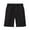 Black, variant on QIPOPIQ Clearance Toddler Boys Clothes Boys School Uniform Flat Front Pull-On Suit Shorts Black