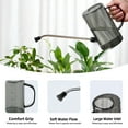 thumbnail image 3 of Watering Can Indoor Plants Long Spout, Flashwee Small Watering Can with Sprinkler Head for House Plants, Flowers, Succulents, Bonsai - 32oz, 3 of 5