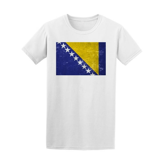 Old Grunge Bosnia & Herzegovina T-Shirt Men -Image by Shutterstock, Male x-Large