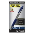 thumbnail image 3 of Pilot G2 Premium Gel Pen, Retractable, Fine 0.7 mm, Navy Blue Ink, Smoke/Blue Barrel, Dozen, Each, 3 of 3
