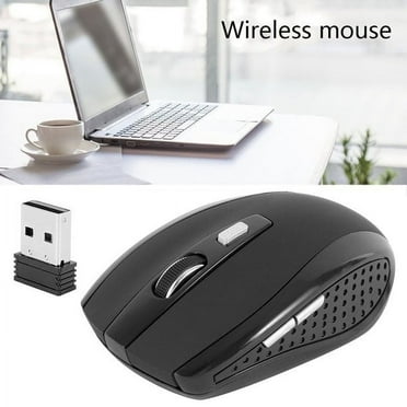 Wireless Mouse, Will star 1Pc Black Mouse 2.4GHz USB/Dongle Optical Scroll for PC/Laptop