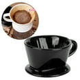 thumbnail image 4 of Gupbes Ceramic Hand Drip Coffee Filter Cup, Coffee Maker Dripper Accessory For Home Coffee Shop (Black), 4 of 8