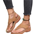 thumbnail image 2 of Willtoo Womens Orthopedic Sandals Arch Support Summer Flat Sandals Lightweight Non Slip Slip on Work Shoes Comfort 2026 New Orthopedic Shoes, 2 of 5