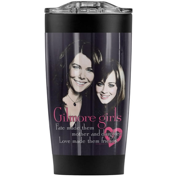 Gilmore Girls Title Stainless Steel Tumbler 20 oz Coffee Travel Mug/Cup, Vacuum Insulated & Double Wall with Leakproof Sliding Lid | Great for Hot Drinks and Cold Beverages
