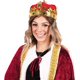 thumbnail image 2 of Corona de rey real JAMW roja y dorada con joyas, 2 of 4