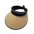 thumbnail image 4 of Sombrero con visera de paja para mujer, transpirable, , elástico, para exteriores, de , para , gorras con visera para viajar, Colco Sombrero de sol para mujer, 4 of 8