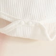 thumbnail image 5 of CAUYDY Toddler Baby Girls Summer Clothes Cute Outfits Short Sleeve Romper Overall Skirt Dress Headband 3-Piece Newborn Infant Girls Outfit 3M 6M 9M 12M 18M (Sizes 6-9 Months,F2-Red), 5 of 9
